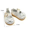 thumbnail image 2 of Otqutp Baby Girls Mary Jane Shoes with Bow Non Slip Toddler Shoe Cute Princess Flat Girls Slip On Soft Dress Shoes, 2 of 8