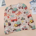 thumbnail image 6 of Fire Engine Car Truck Womens Oversized Sweatshirts Hoodies Crewneck Casual Tops Comfy FallWinter Clothes 2024, 6 of 7