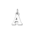 thumbnail image 1 of .925 Sterling Silver Oxidized Greek Alphabet Letter Charm - Alpha, 1 of 2