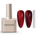 thumbnail image 1 of Esmalte de uñas en gel MAYCHAO Cat Eye, 15 ml, color burdeos con imán, 1 of 7