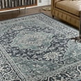 thumbnail image 5 of Superior Glendale Oriental Medallion Indoor Area Rug, 8'6"x11'6", Deep Royal, 5 of 5