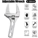 thumbnail image 3 of Llave Ajustable 6-68Mm Llave De Baño Mango Corto Vástago Aleación De Aluminio Llave Universal Herramienta De Reparación De Tuberías De Agua Yuarrent TO005034-00, 3 of 7