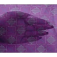 thumbnail image 4 of oneOone Viscose Chiffon Fabric Leaves & Geometric Block Print Sewing Fabric BTY 42 Inch Wide, 4 of 4