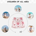 thumbnail image 6 of Kids' Beach Pants Comfortable Swim Trunks Pink Cute Pigs Shorts for Pool Vacation and Lounge Wear Small, 6 of 8