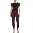 thumbnail image 4 of Time and Tru Women's Full Length Soft Knit Color Jeggings, 4 of 5