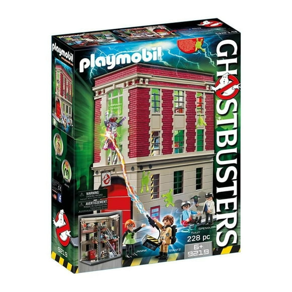 Set de juego Playmobil Cuartel parque de bomberos Ghostbusters