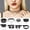 A, variant on Women Gothic Leather Punk Choker O-Ring Chain Spike Rivet Buckle Collar Necklace-D