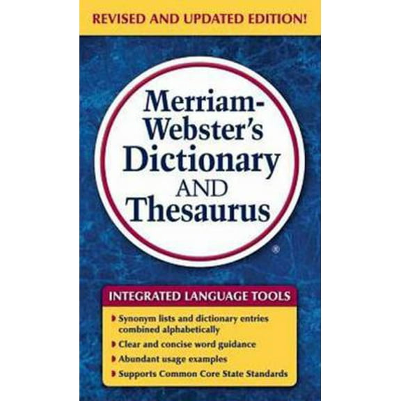 Pre-Owned Merriam-Webster's Dictionary and Thesaurus (Paperback) 087779863X 9780877798637