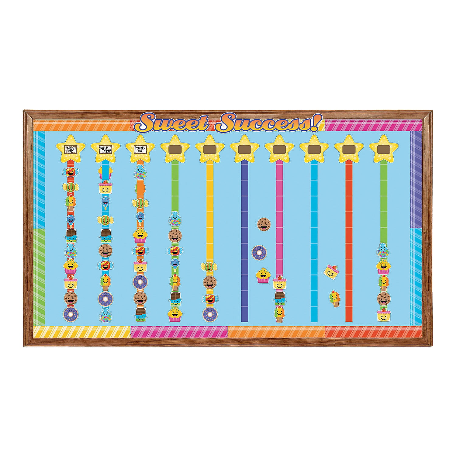 Classroom Reward Bulletin Board Set Educational 1 Piece