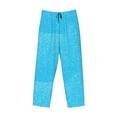 thumbnail image 4 of Fotbe Sky Blue Glitter Men's Pajama Pants,Sleepwear Pants,Pj Bottoms Drawstring And Pockets-XX-Large, 4 of 9