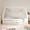 White, variant on Euroco Wood Full Size Platform Bed, Low Profile House Floor Bed with Guardrails, White