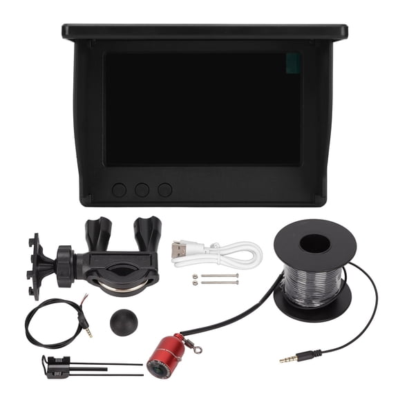 4.3in Underwater Fishing Camera Kit LCD Monitor IP67 Deep Waterproof for Sea Ice Lake Boat ,High Accuracy Identification
