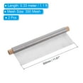 thumbnail image 2 of Uxcell 11.81"x1.1ft 304 Stainless Steel Wire Mesh Screen 2pcs 350 Mesh Woven Filter Mesh for Cage Garden Window, 2 of 6