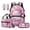 Cherry Blossom Cat, variant on Jeiento 4Pcs Kids Backpack Set With Lunch Box Pencil Case and Bookmarks Space Cat Polyester 17 Inch Large Capacity Backpack for Boys Girls Elementary Students Travel Hiking