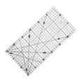 thumbnail image 1 of Shisuyan DIY Quilter's Ruler Sewing Ruler Tool with Grid Lines for Easy Precision Slitting, 1 of 8