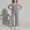 Grey, variant on RTKFRFLM Kids Classic Suspender Pants Durable Cotton Bib Overalls for Boys Girls Spring Autumn School Daily Wear Casual Jumpsuit Fashionable Outfits Green 13-14 Years