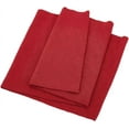 thumbnail image 1 of Tela de algodón acanalada de color rojo oscuro, 25 x 8,6 pulgadas, con elastano. Elástico para dobladillos, puños, escotes y proyectos de costura., 1 of 9
