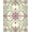 Pink, Pattern 4, variant on ODIKA 6x9 Machine Washable Non-Slip Area Rug, Elegant Jacobean Floral Vine Heritage High Traffic Rug, Pink, 537351