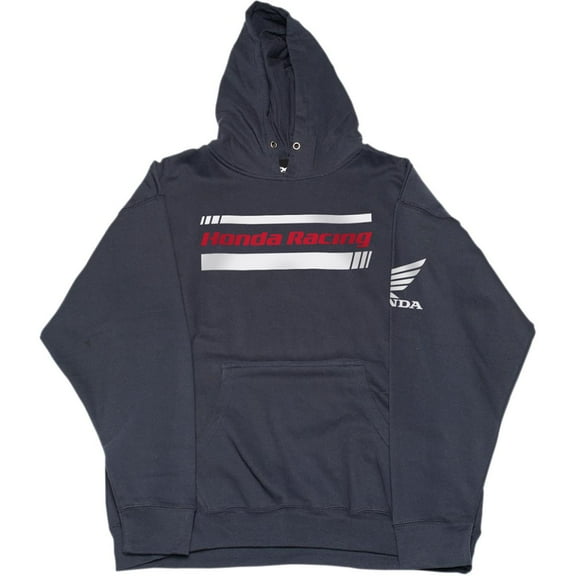 Factory Effex HON Stripes Youth Hoody (X-Large, Navy Blue)
