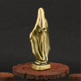 thumbnail image 4 of Estatua de latón, estatuas de la Madre Bendita de regalo católico para decoración de mesa de oficina en casa del coche, tablero de instrumentos del coche, 4 of 5