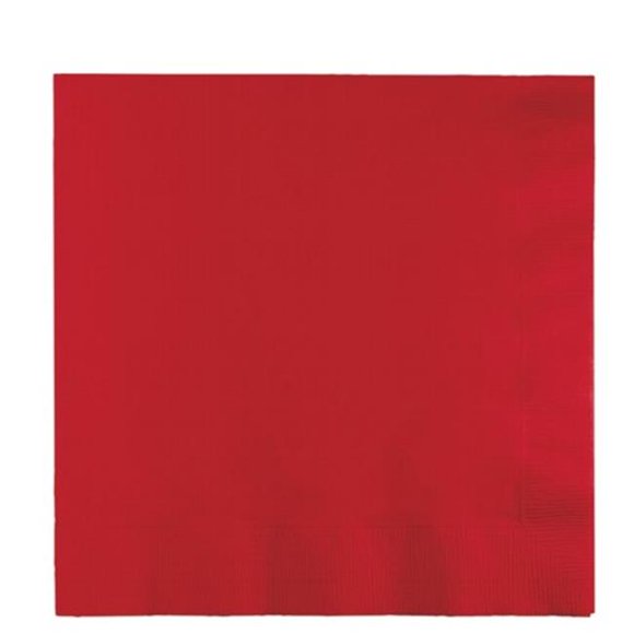Hoffmaster Group 573548 Serviettes de Boisson, Rouge Classique - 20 par Caisse - Caisse de 12