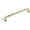 Brushed Brass, variant on Goo-Ki 6 Pack 5 Inches Satin Gold Charm Brushed Brass Cabinet Handles - Stylish Drawer Pulls for Modern Flair