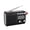 Black, variant on Emergency Radio Rechargeable Portable FM AM SW1-4 Radio with Bluetooth Speaker USB disk or TF Card MP3 Music Player