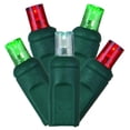 thumbnail image 1 of Vickerman X6G2724CSA LED Green Wire End Connecting 6 in. Spacing 35 ft. Long Light Set with Red, White & Green Lights, 1 of 3