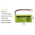 thumbnail image 3 of Baobian BT18433/BT28433 BT8300 Batt6010 BT1011 BT1018 BT184342/BT284342 Cordless Phone Battery, 3 of 6