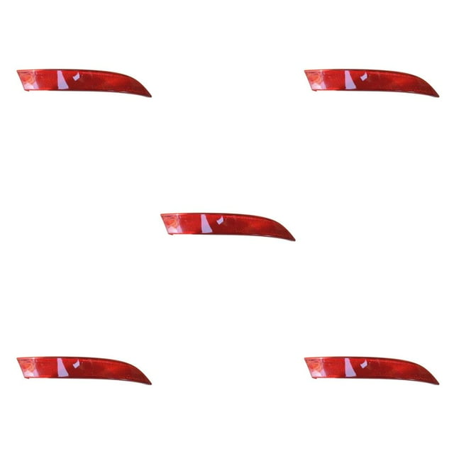 Youkk 1/2/3/5 For E70 2011-2013 Car Rear Right Left Bumper Reflector Lens Light Red No.02 5PCS