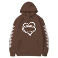 thumbnail image 3 of toraway Sweatshirts à Col Rond pour Hommes Graphiques Fans de Football Vintage Joueur Rétro Chandail à Capuche m, 3 of 4