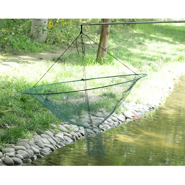 Red De Pesca Plegable Y Retráctil, Red De Pesca