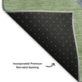 thumbnail image 5 of Addison Rugs Mayfield Premium Machine Washable Transitional Holiday Snowman Aloe Rectangle Rug, 1'8" x 2'6", 5 of 6