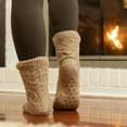 thumbnail image 4 of Tough Land Slipper Socks for Women with Grippers Non Slip, Sherpa Lined Slipper Socks, 4 of 4
