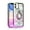 Green/Pink, variant on iPhone 11 Phone Case, Slim Kickstand Liquid Glitter Dual Colors Stylish for iPhone 11 Phone Case Orange/Blue