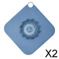 thumbnail image 1 of 2x Cubierta de Drenaje de Piso Colector de Cabello Almohadilla de Drenaje de Piso Cubierta de Drenaje de Bañera para Fregadero de de Cocina 2 piezas, 1 of 8