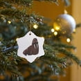 thumbnail image 7 of 3drose, Cute Brown Walrus Illustration, 3 inch Snowflake Porcelain Ornament, 7 of 7