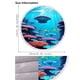 thumbnail image 2 of Toalla de playa redonda de microfibra estampada, súper colorida, resistente a la arena, manta de playa, tapete de playa, toalla multiusos para viajes y piscina., 2 of 6