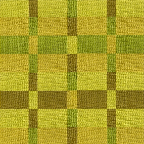 Ahgly Company Machine Washable Indoor Square Transitional Dark Golden Rod Brown Area Rugs, 7' Square