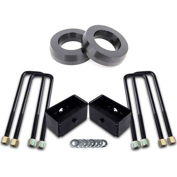 SCITOO 2 inch Front 3 inch Rear Leveling lift kit for Chevrolet 1999-2006 Lift Strut Spacer Compatible for Chevrolet Silverado 1500 4.3L 1999-2006 Front Lift Spacers Rear Lift Blocks