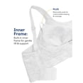 thumbnail image 4 of Fit for Me by Fruit of the Loom Women's Supportive Seamless Wirefree Bra, Style FT1048, Sizes L to 4XL, 4 of 7