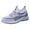 Blue, variant on Fashionable Sock-Fit Daily Shoes, Lightweight Non-Slip Athletic Sneakers, Women's Breathable Knit Lace-Up Sneakers - Lightweight Color-Block Comfort Walking Shoes, Green 9.5