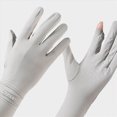 thumbnail image 4 of Cdudpw Women UV Long Sun Protection Gloves Touchscreen Arm Sun Driving Gloves 1Pairs UPF 50+ for Outdoor Sports Cycling(Light Gray), 4 of 4