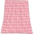 thumbnail image 4 of Personalised Name Custom Thin Blanket for Baby Kids Youth Teenager Adult Anti-pilling Flannel Text Initials Monogram Gifts Customised Throws Blankets For Best Friends Couple Birthday Gift, 4 of 6