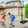 thumbnail image 2 of PEXMOR Portable Basketball Hoop Goal Height Adjustable 6.9-8.5 ft Removable Basketball System Outdoor for Youth/Teenagers, 2 of 6