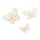 thumbnail image 4 of Juego de 3 adornos para tartas con forma de mariposa, adornos para tartas, decoraciones para fiestas de mujeres, decoraciones para comida, baby verde, 4 of 7