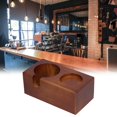 thumbnail image 2 of 2 Hole Coffee Tamper Holder Beech Coffee Handle Mat Pad Stand for Home Restaurant(BuiltIn ), 2 of 5