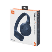 JBL Tune 520BT - Wireless on-ear headphones - Immerse in JBL Pure Bass sound wherever you go. - Blue (Sold without manufacturer )