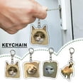 thumbnail image 4 of Soug Vintage Cute Fun Toast CAT Acrylic Keychain PendantS New, 4 of 8