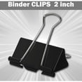 thumbnail image 5 of 10 Pack 6cm Extra Large Binder Clips, Jumbo Paper Clips, Large Paper Clips, Large Size Binder Clips for Home, School and Office Supplies., 5 of 5